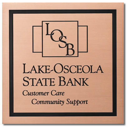 Copper Plaque