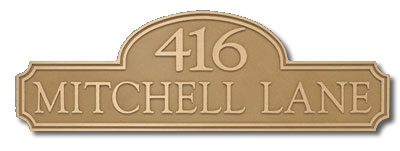 Mitchell Lane Bronze Plaque