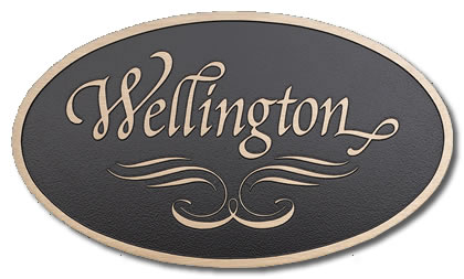 Wellington Bronze Plaque